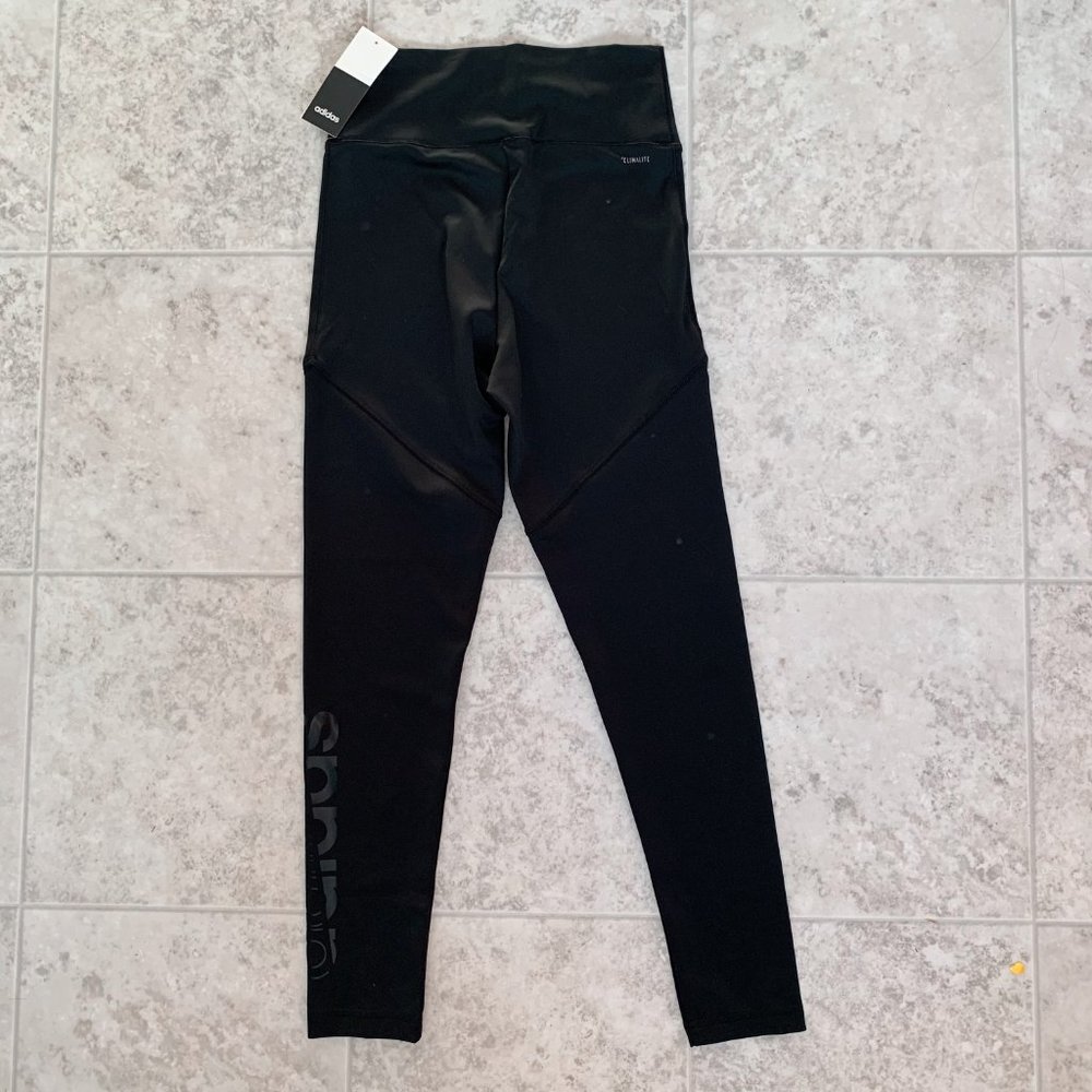 NWT ADIDAS LEGGINGS CLIMALITE - Picture 4 of 6
